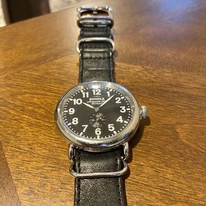Shinola Runwell 47mm with Black Strap